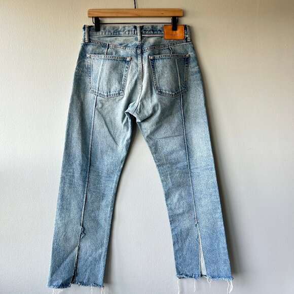 Moussy Vintage Sienna Straight Jeans Light Wash Premium Japanese Denim Sz 29 - Picture 5 of 11